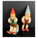 Antique German Steiff Style Felt Gnomes
