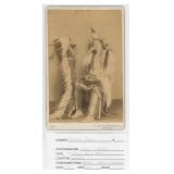 Buffalo Bills Wild West Show Indian Cabinet Photo