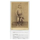 Buffalo Bills Wild West Show Indian Cabinet Photo