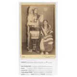 Buffalo Bills Wild West Show Indian Cabinet Photo