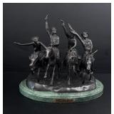 Frederic Remington Coming Through the Rye Bronze
