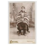 G.W. Parsons Osage Oklahoma Territory Indian Photo