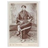 G.W. Parsons Osage Oklahoma Territory Indian Photo
