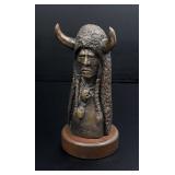 Stephen LeBlanc Native American Indian Bronze