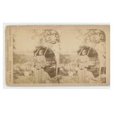 Elmer & Tenney Wisconsin Indian Wigwam Stereoview