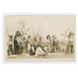 Indian Council RPPC Postcard