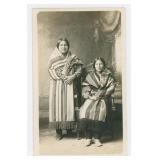 Osage Indian Maidens RPPC Postcard
