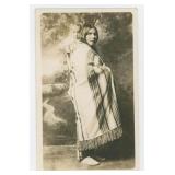 Last Member of the Osage Tribe RPPC Postcard
