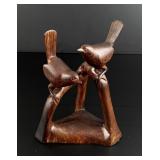 Mexican Ironwood Lovebirds Carving