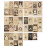 Collection of Antique CDV Photo Infant Portraits