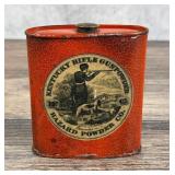 Kentucky Rifle Gunpowder Tin