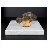 Wounaan Indian Jewfish Tagua Nut Carving