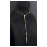 Victorian Pocket Watch Fob Pendant Necklace