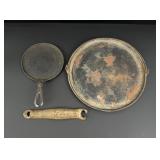 Collection of Cast Iron Skillet and Griddle