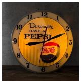 Pepsi Be Sociable Lighted Pam Clock