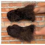 Montana Buffalo Fur Gauntlet Gloves