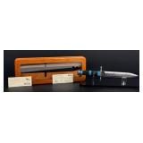 Buck 976 Turquoise Heritage File Dagger Knife