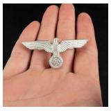 WW2 German Heer Army Aluminum Visor Eagle