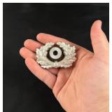 WW2 German Army Heer Visor Cap Oak Wreath Cockade