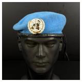 UN United Nations Peacekeeping Force Beret
