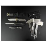 Collection of Gerber Kershaw Normark Smith Knives