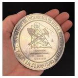 1999 Mexico Mining Engineers 10 Ounce Silver Coin