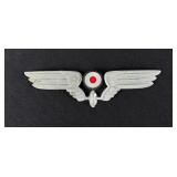 WW2 German Reichsbahn Railroad Visor Cap Badge