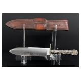 R.S. Giles Virginia City Montana Bowie Knife