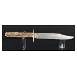 Cambridge Cutlery Stag Handle Bowie Knife