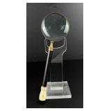 Sailor Made Ebony Whale Bone Magnifying Glass