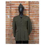 WW2 USMC Marine Corps Uniform Jacket and Hat