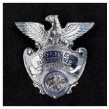 California Police Reserve Hat Badge
