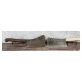 Pair of Antique Meat Cleavers
