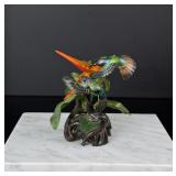 Wounaan Indian Hummingbird Tagua Nut Carving