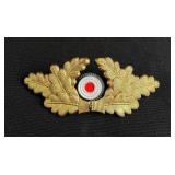 WW2 German NSDAP Political Leader Visor Cap Wreath