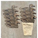 Johnsons Folding Fiber Board Duck Decoy Bodies