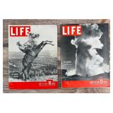 Pair of 1940s Western Life Magazines