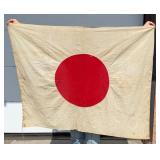 WW2 Japanese Captured Meatball Hinomaru Flag
