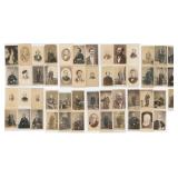 Collection of Antique CDV Photo Portraits