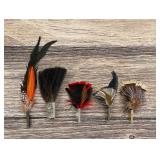 Bavarian Wool Tyrolean Alpine Hat Feathers
