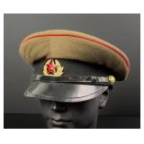 USSR Cold War Soviet Military Officer Visor Cap