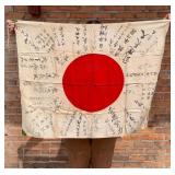 WW2 Japanese Captured Meatball Hinomaru Flag