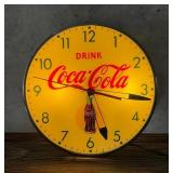 Drink Coca Cola Pam Lighted Clock