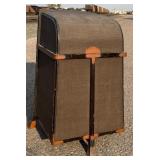 Edo Period Japanese Samurai Armor Backpack Box