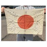 WW2 Japanese Captured Meatball Hinomaru Flag
