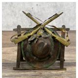 Vienna Bronze Hunting Desk Table Servant Bell