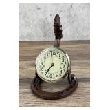 Montana Ranch Horseshoe Cowboy Spur Clock