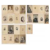 Collection of Antique CDV Photo Portraits