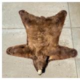 Montana Taxidermy Cinnamon Black Bear Rug