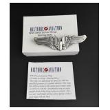 Historic Aviation Sterling Silver Gunner Wing
